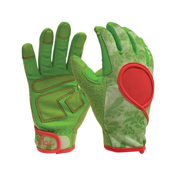Patioplus Womens Signature Synthetic Leather Gardening Gloves - Green Medium PA708751 - main